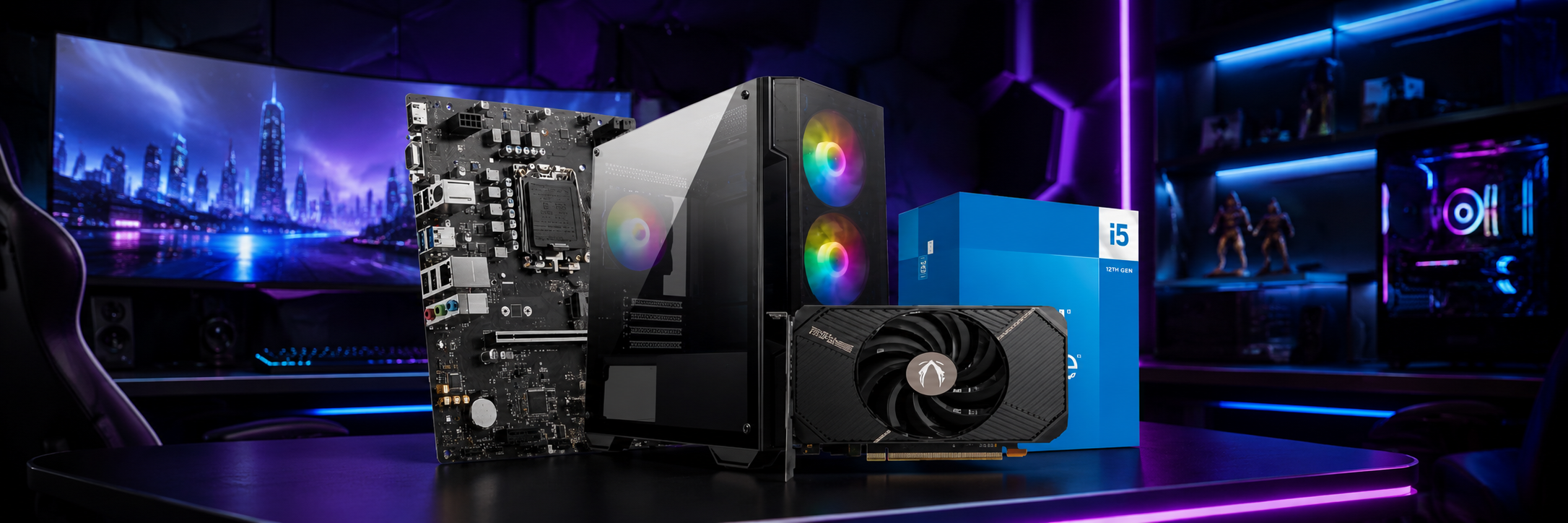 🎮 Pc Gamer MAX 520 – Intel Core i5-14400F, RTX 5060 8Go GDDR7 au meilleur prix en Tunisie